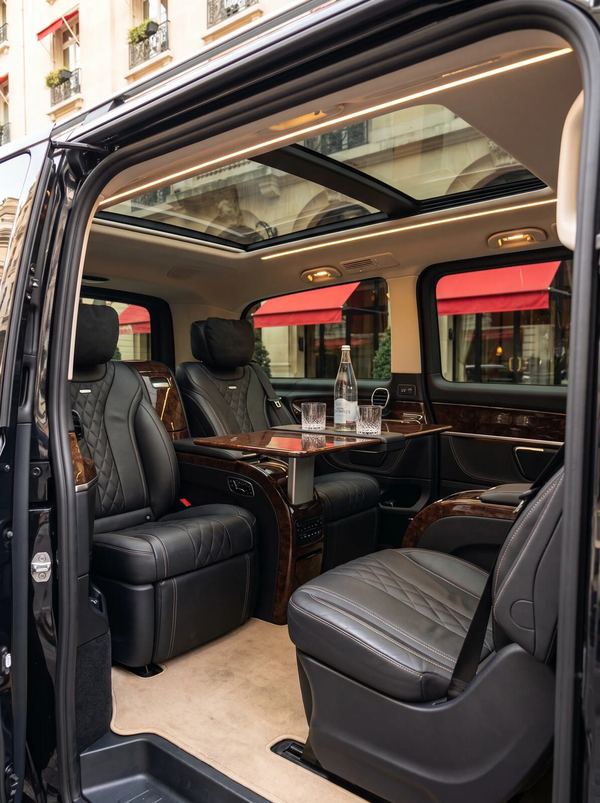 Intérieur d'un SUV privé